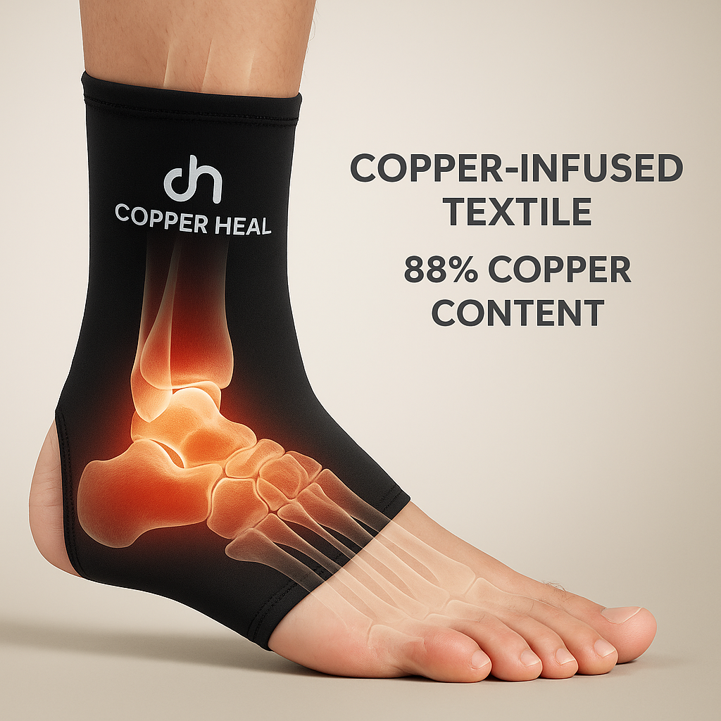 Ankle Compression Sleeve COPPER INFUSED
